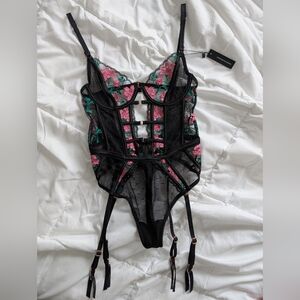 Lounge Underwear Brand Brooke Black Bodysuit